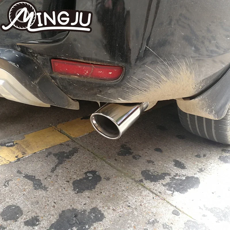 Car stainless steel exhaust pipe muffler for Toyota RAV4 2009 10 11 12 13 14 15 16 17 2018  car accessories Auto parts view 3