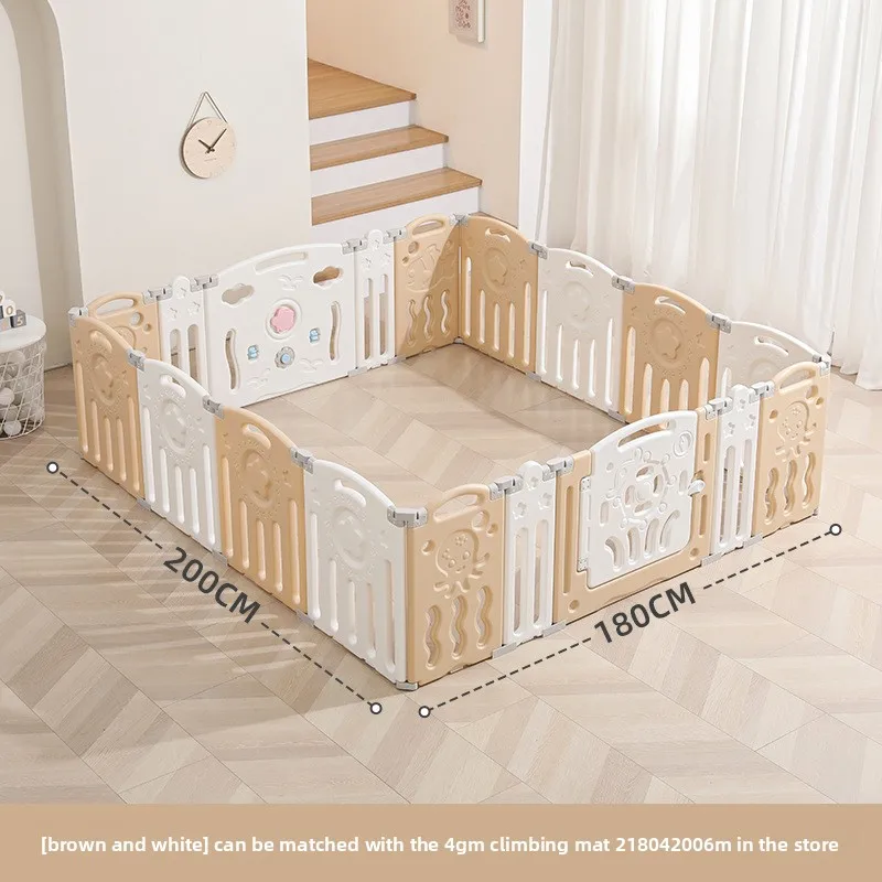 Baby Play Yard Indoor Safety Fence Living Room Gate Home Children's Game Fence Playpen for Children Indoor Playground Guardrail