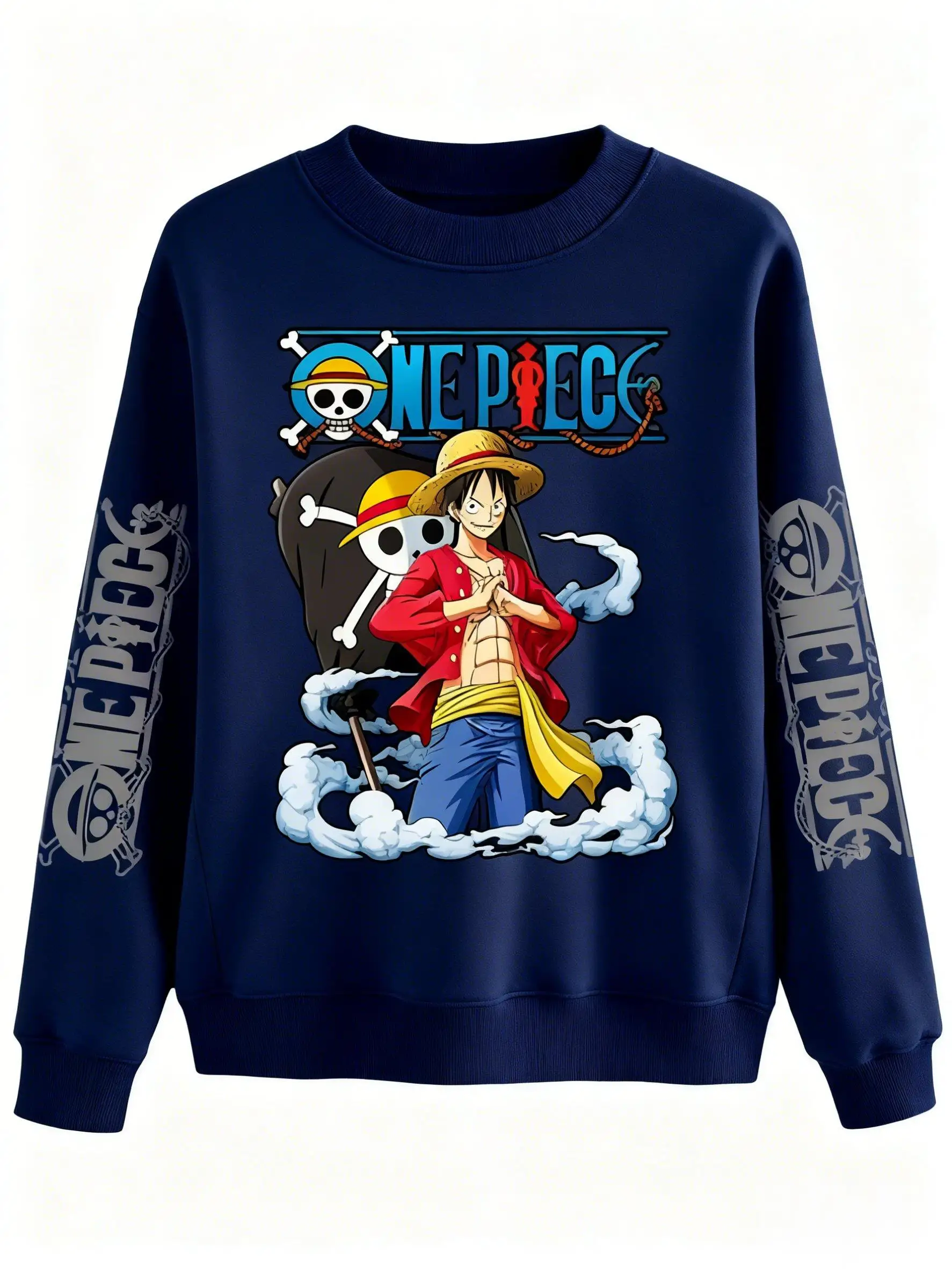 One Piece Anime Luffy Hoodie Männer Frauen Herbst Winter Langarm Sweatshirt Casual Streetwear Cosplay Grafik Druck Pullover Top