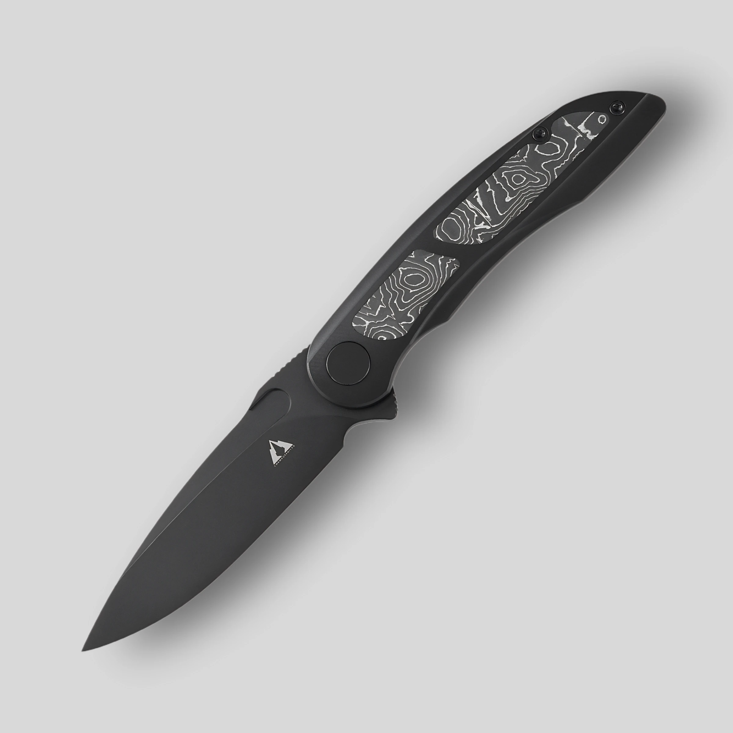 CMBMADEKNIVES Knight Titanium Handle M390 Steel Blade Camping Outdoors Pocket Folding Knife EDC CMB-07S