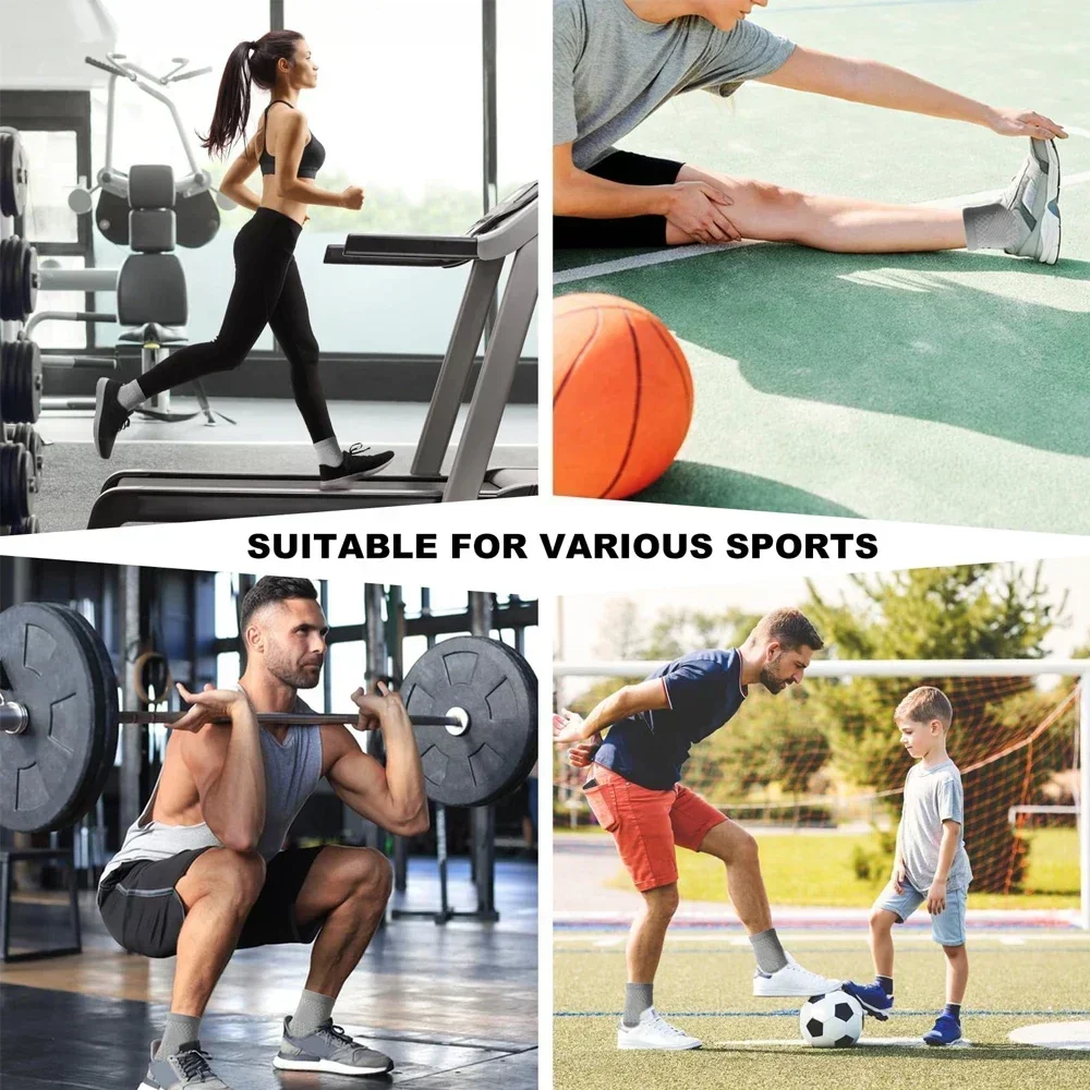 

Носки для поддержки свода стопы при подошвенном фасциите — облегчение боли в ногах, компрессионные рукава с открытым носком — мужчины/женщины (1 пара)