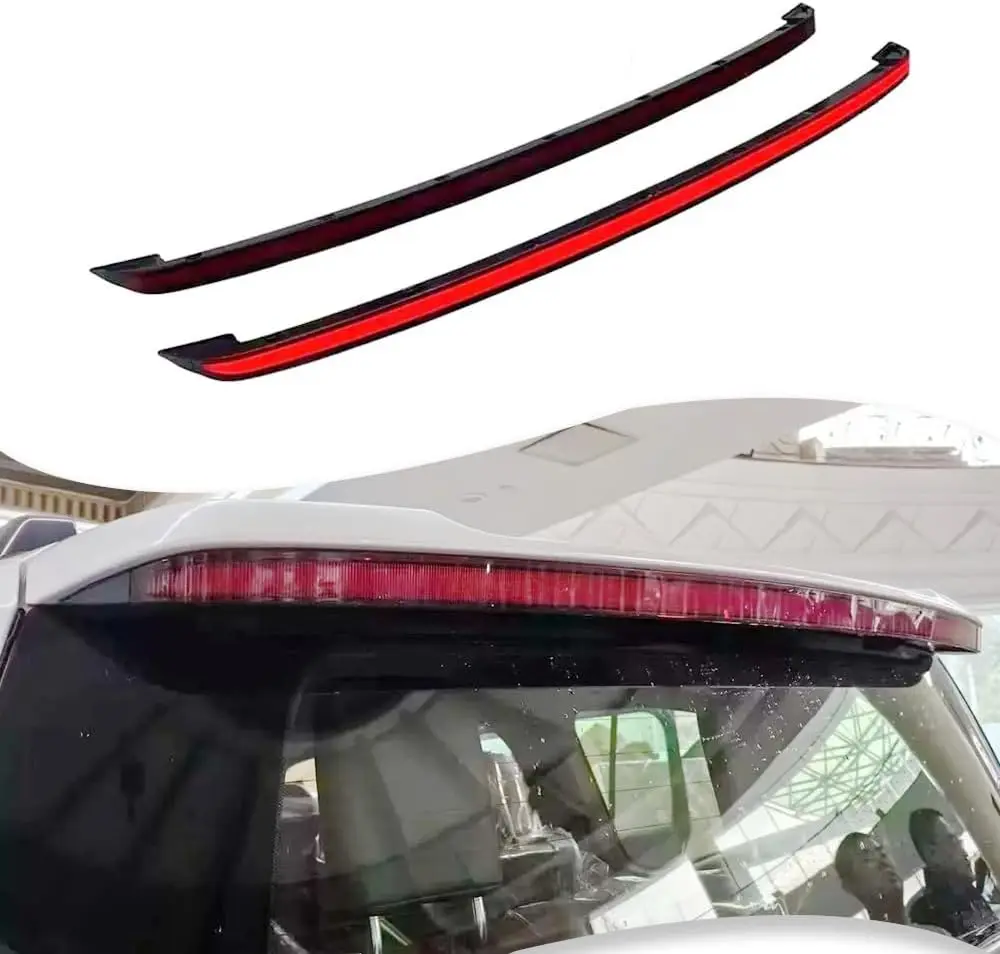 ABS Roof Top LED Light for Land Cruiser LC300 2022-2025 DRL Spoiler Running Lamp Car Accessories Rear Tail Spoiler Rear Wing Wi