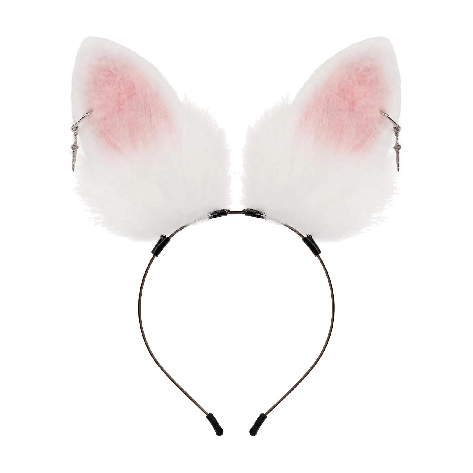 Adorable Faux Fur Animal Ear Headband for Cosplay Role Play Costume Party Convention Photoshoot