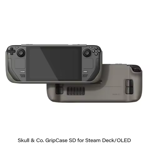 Skull &amp; Co. GripCase SD Protective Case Standable Cover Soft Material Shell Carring Bag for Steam OLED for Steam Deck EDC Case