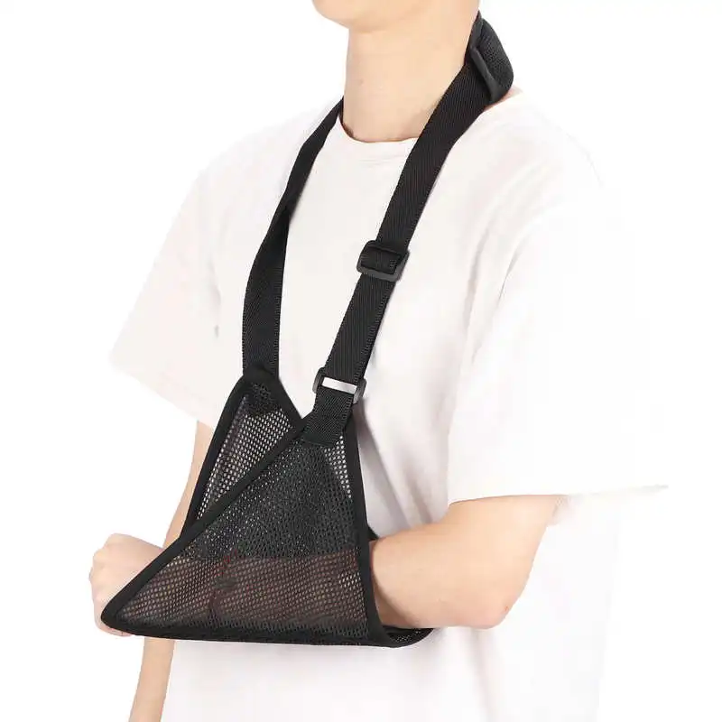 Arm Sling Breathable Shoulder Immobilizer Rotator Adjustable Elbow Support Strap Brace Elbow Support Sling Support Strap