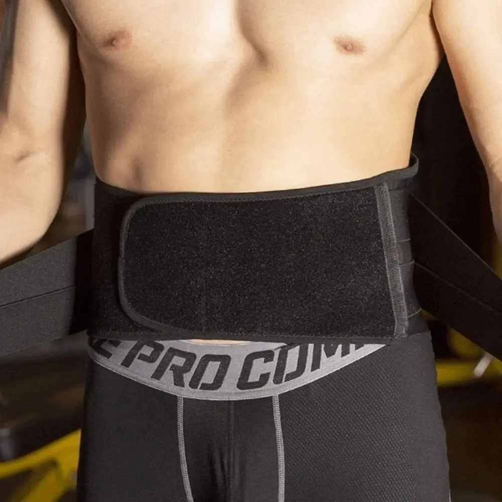 

Новый дышащий поясной тренировочный пояс, сильная поддержка, тонкий дизайн, поддерживающий пояс для позвоночника, регулируемый ортопедический поясничный пояс для тренировок