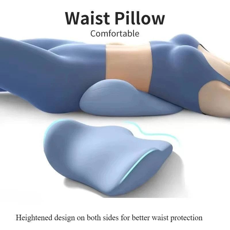 Cojín de soporte Lumbar especial, almohada Lumbar para dormir, ergonómico, suave, cómodo, cama de algodón con memoria, soporte para espalda de protrusión Lumbar