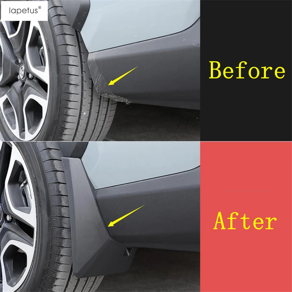 Car Front Rear Wheel Mud Guard Mudguards Splash Flaps Molding Cover Trim Accessories Fit For TOYOTA RAV4 RAV 4 XA50 2019 - 2024