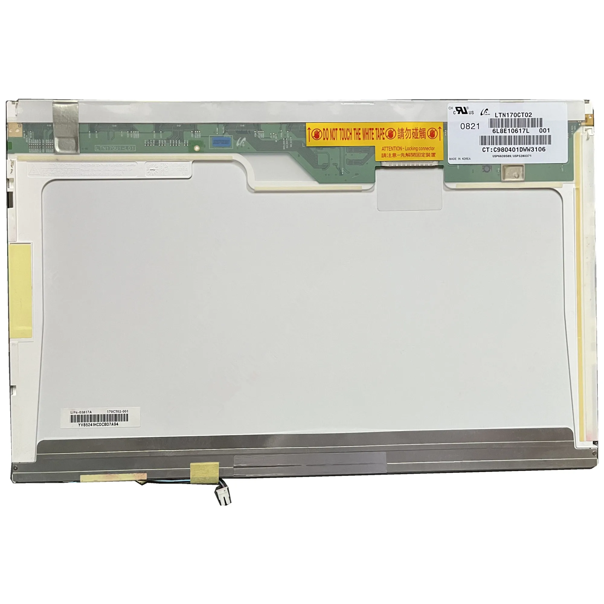 

LTN170CT02 LTN170CT02 001 17.0'' Laptop LCD Screen Panel Matrix 1920*1200 EDP 30 PINS