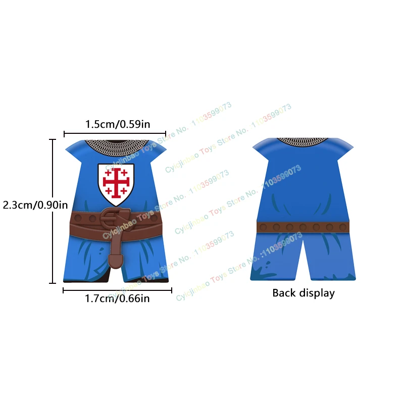 YLP005-012 中世のカラス病院騎士の鎧アクセサリービルディングブロックレンガモデルアクションフィギュアおもちゃ子供向け