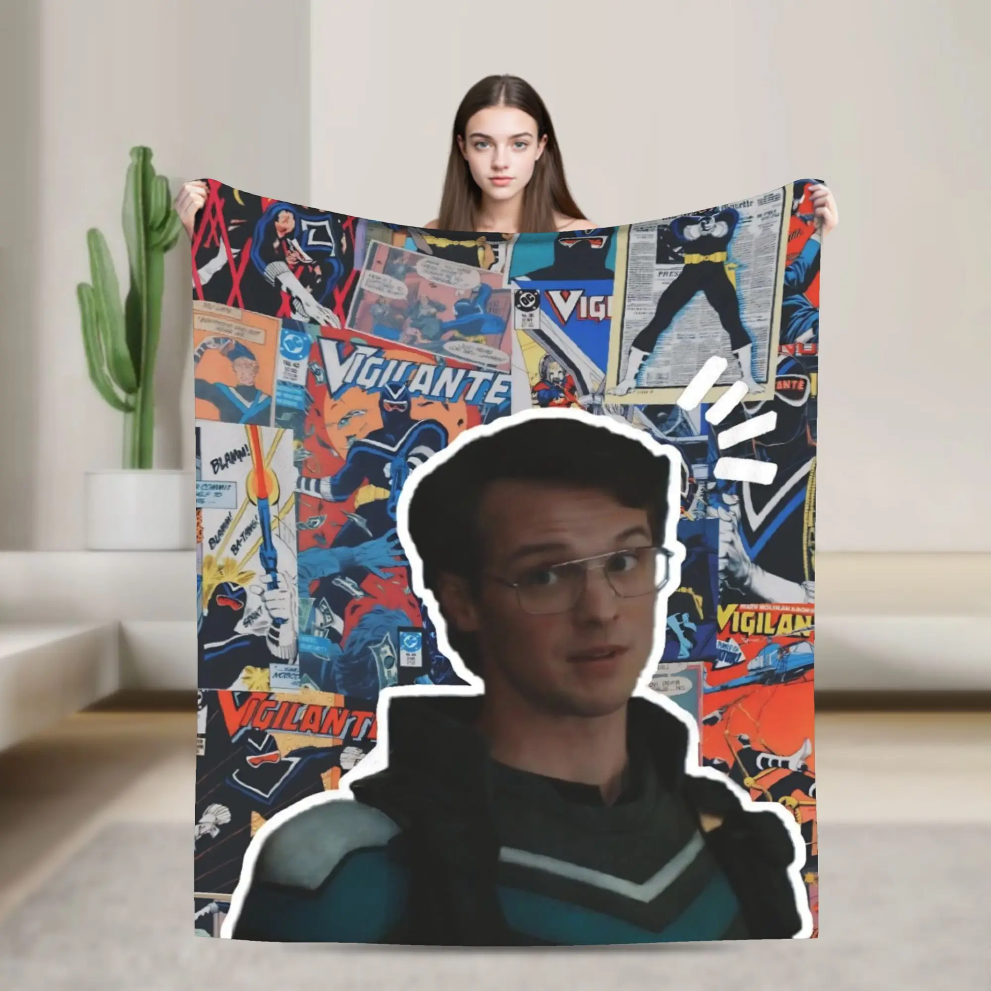 

Blanket Quality Warm Soft Throw Blanket Vigilante Peacemaker Quotes Winter Camping Bedroom Funny Bedspread