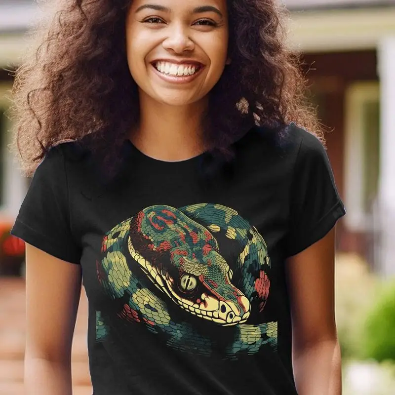 Snake T Shirt Cool …