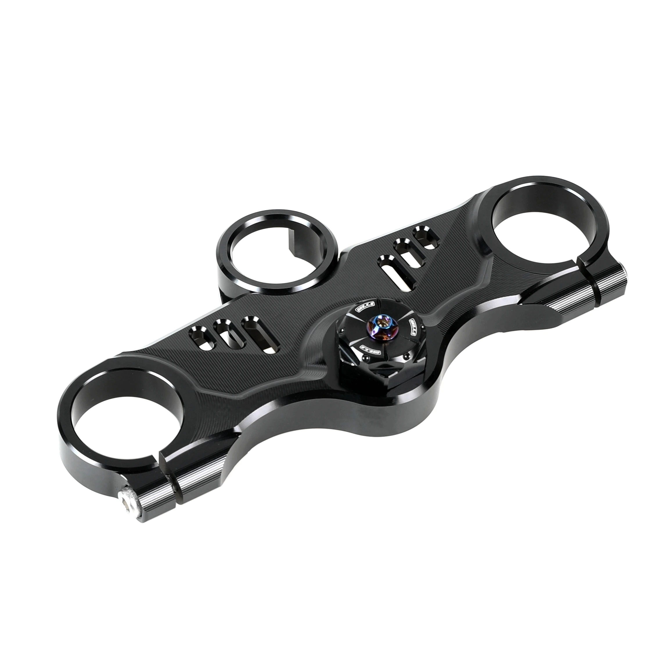 

Motorcycle CNC Racing Refit Clip On Handle Bars Front End Upper Top Clamp For Kawasaki ZX4R ZX4RR ZX-4R SE Triple Tree