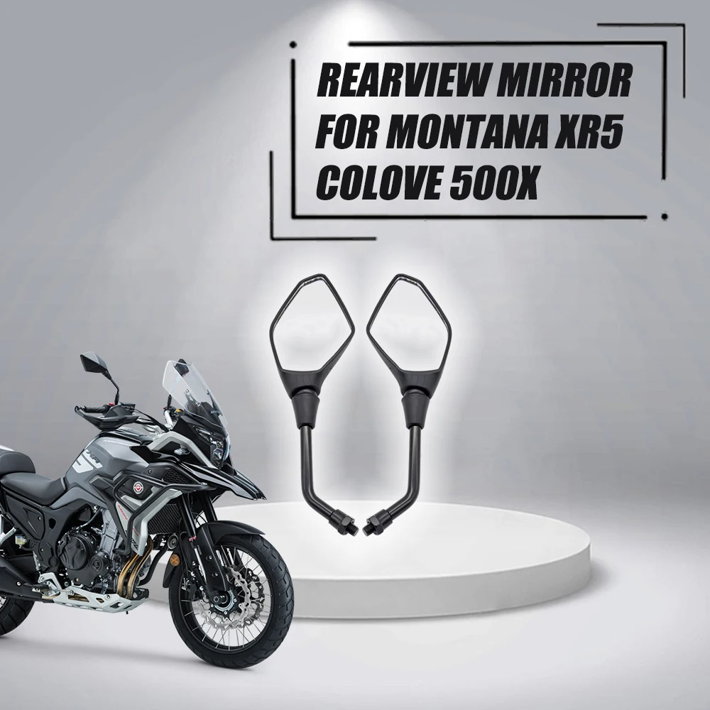 

Motorcycle Rearview Mirror Side Mirror Left And Right Rearview Mirror FIT Montana XR5 XR 5 Colove 500X