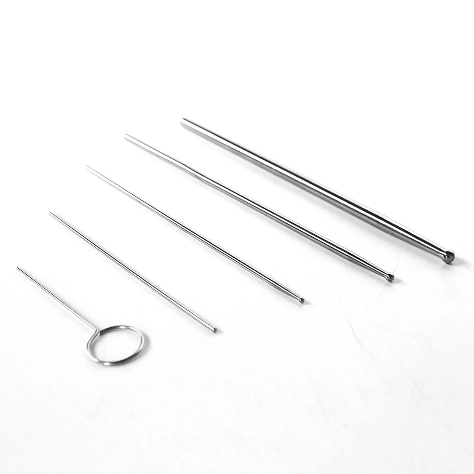 Reptiles Snake Gender Probes Set 6Pcs Reusable Different Size with Case Round Reptiles Snake Gender Probes Set 6Pcs Reusable Different Size with Case Round