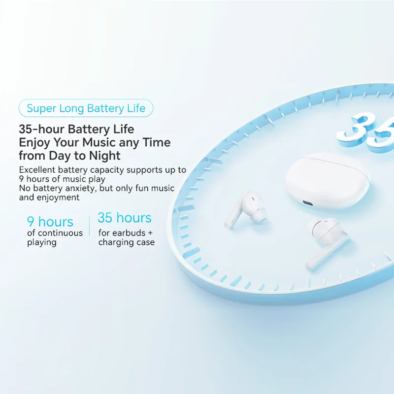 الإصدار العالمي من سماعات أذن HONOR CHOICE X5 سماعات بلوتوث لاسلكية سماعة رأس بخاصية إلغاء الضوضاء النشطة