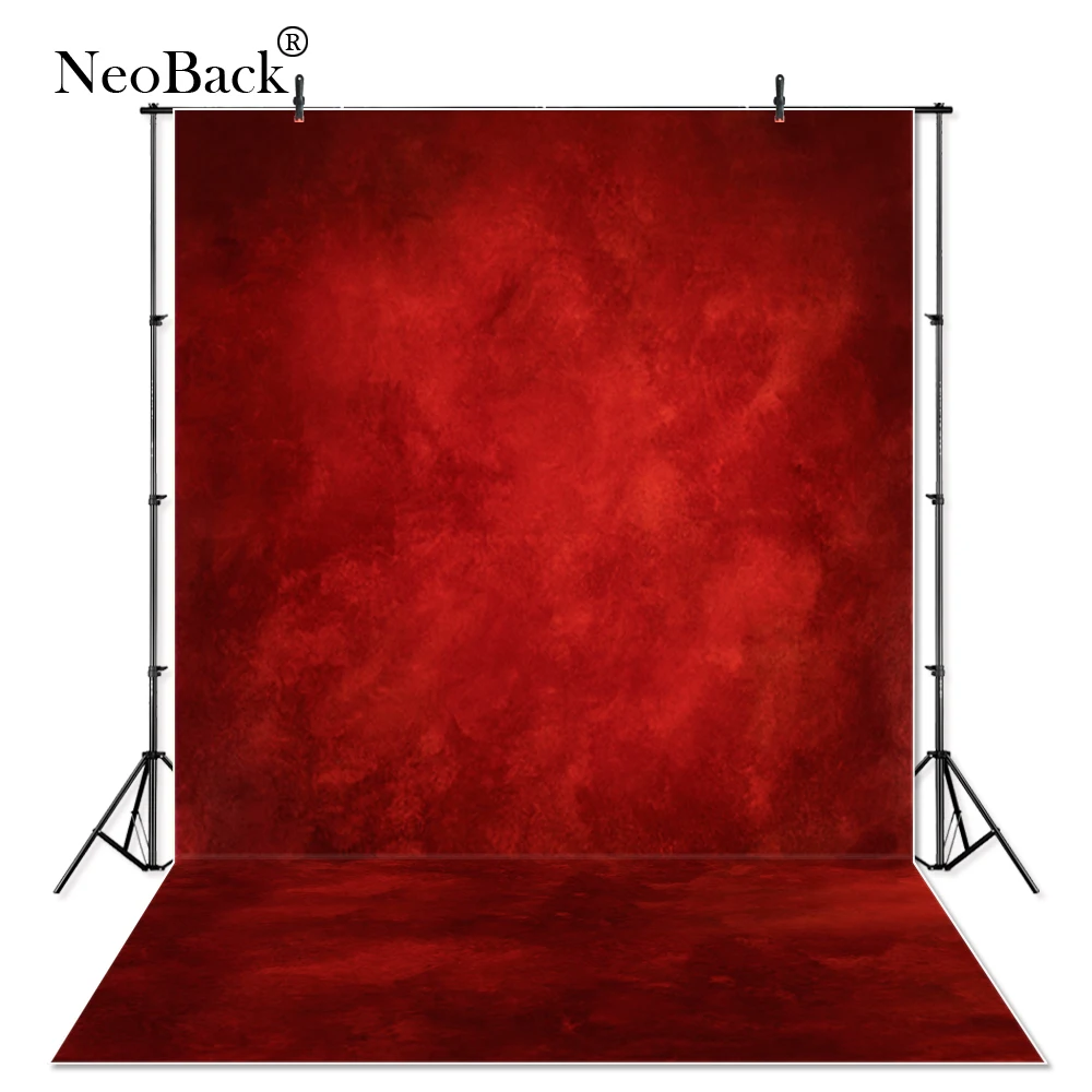 Nitree Vinyl Misty Red Dark Old Master Abstract Photography Backdrop Photo Studio Professional Portrait Backgrounds