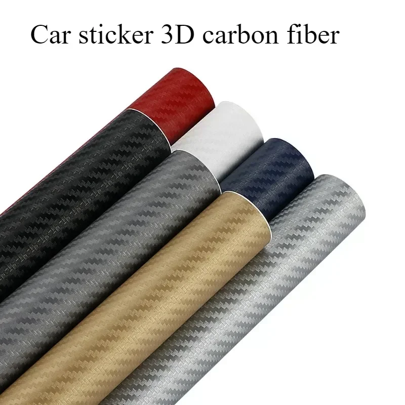 NEW 3D Carbon Fiber Film Car Self-Adhesive Waterproof Protection Sticker for Auto Motorcycle Decoration Films Accessories view 6