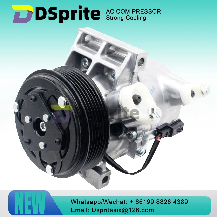 

For NISSAN JUKE 1.6 PETROL DIG-T AC compressor 6PK 92600-1KC3A 92600-1KC4A 92600-3VB1C 92600-1KC1B 926001KC1B 11005456 CR08B