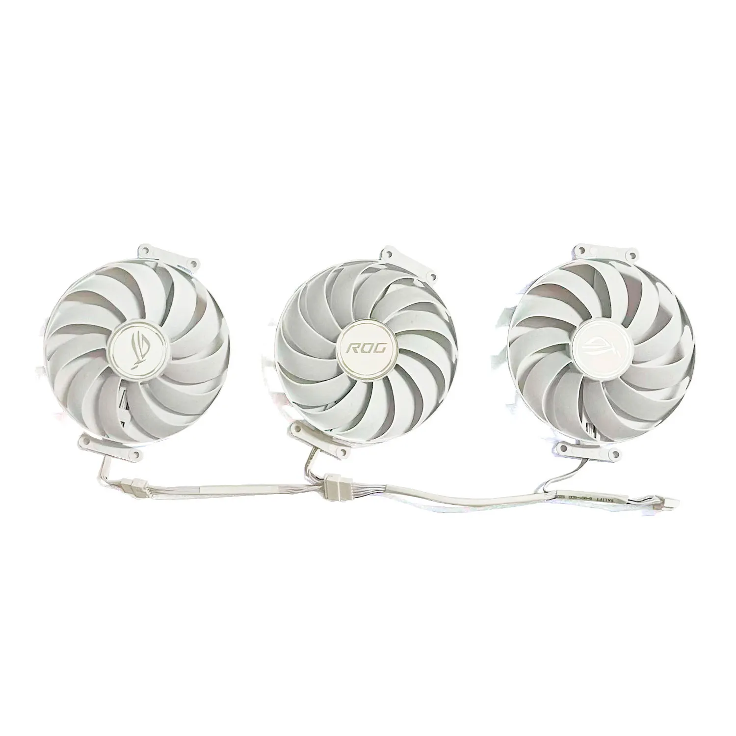 New 3FAN 7PIN CF1010U12S DC 12V 0.45A suitable for ASUS Rog Strix Rtx 3070 3080 Ti 3090 White Oc version GPU replacement fan