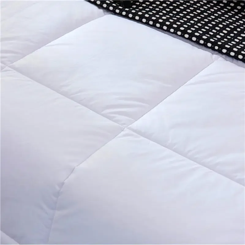 100% Cotton Cover Down Alternative Duvet Insert for Hotel Home All Season Thick Warm Comforter Core Spring Autumn Winter Air Con