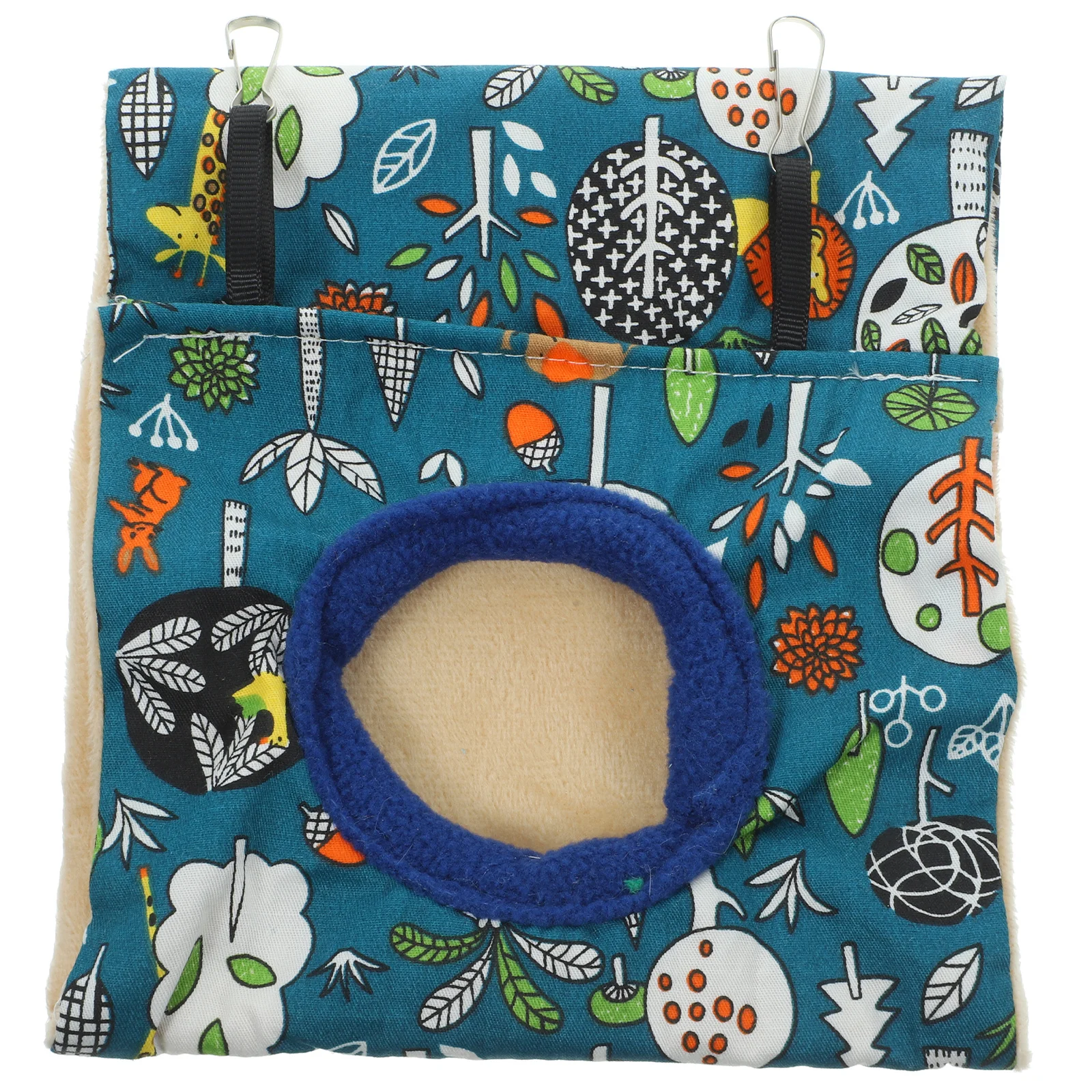 قفص الببغاء أرجوحة معلقة من القطن مقاومة للاهتراء خيمة نوم للطيور قابلة للتنفس عش دافئ للطيور الصغيرة ملحقات قفص الحيوانات الأليفة #1