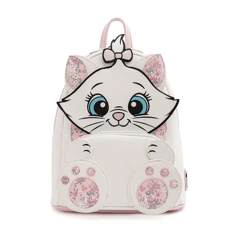 

Мини-рюкзак Marie с цветочным принтом, милый мультяшный стиль, сумка для повседневного использования, подарок на день рождения для девочек, сумка, детская школьная сумка, подарок