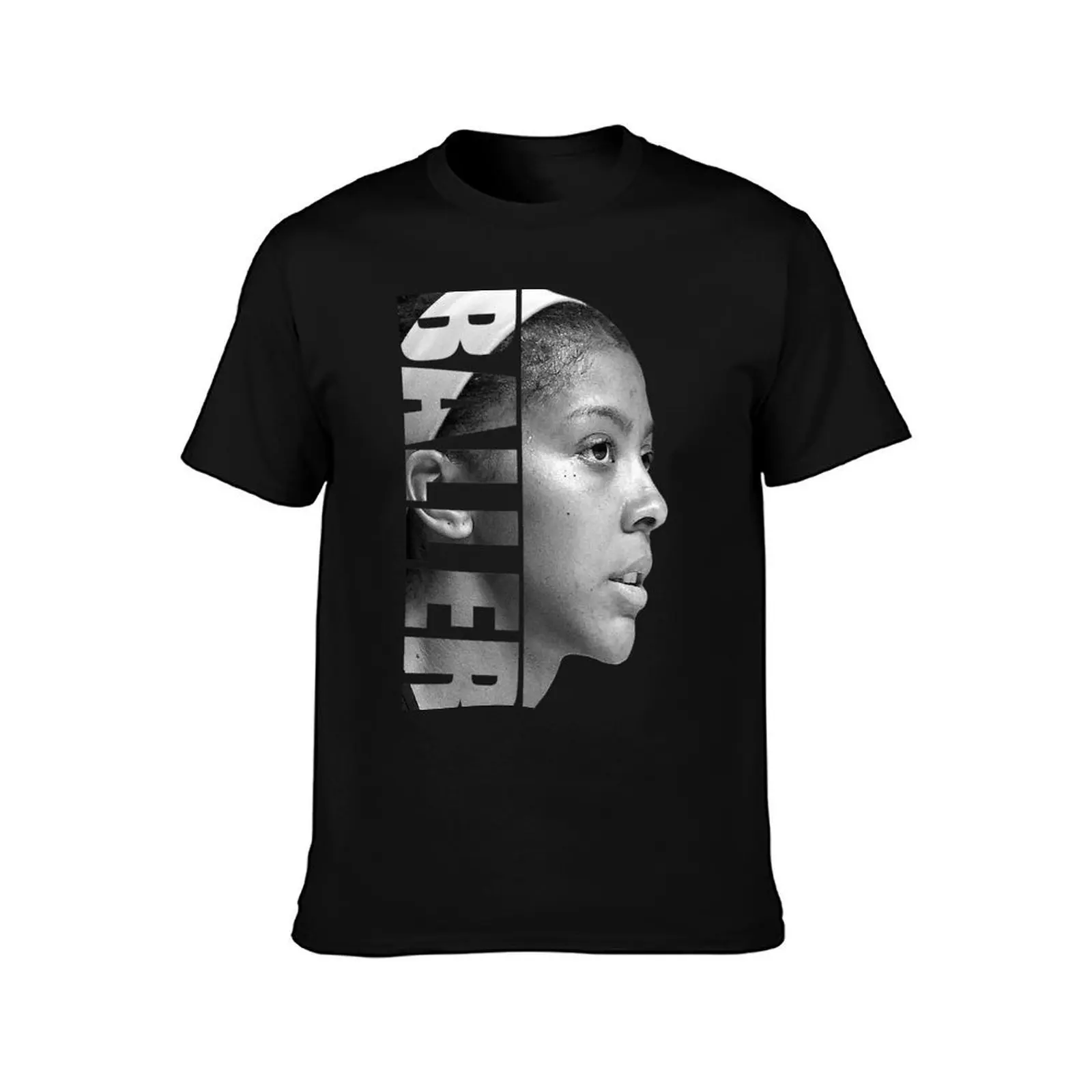 Candace Parker - Baller T-Shirt, Summer Casual Cotton Tee, Oversized Streetwear Tops, Vintage Graphic Print, Unisex Men Women