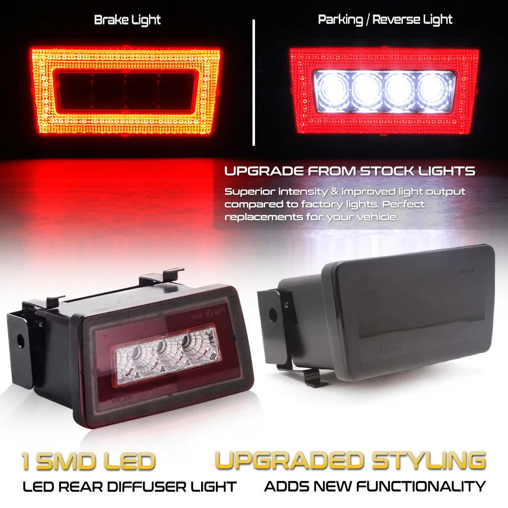 

For 2011-up Subaru Impreza WRX/STi XV Crosstrek 3-In-1 LED Rear Fog Light,Tail Lamp, Brake Lamp, Backup Reverse Light 12V