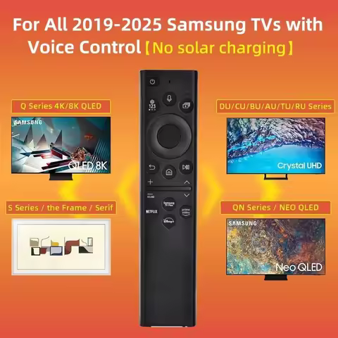 Voice Control Replacement Remote for Samsung Smart TV Compatible with BN59-01385A for Most 2018-2024 LED LCD 8K 4K TVs