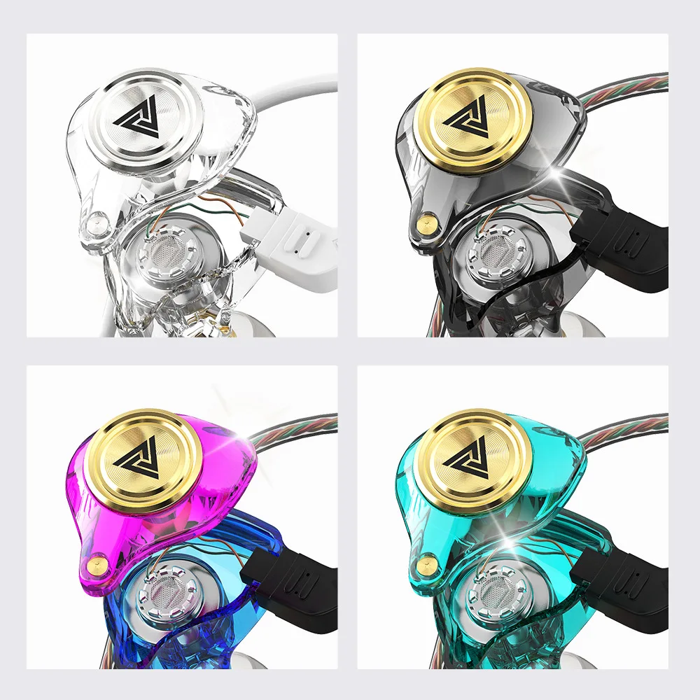 Heiße QKZ AK3 Kabelgebundene In-Ear-Stereo-Kopfhörer mit HiFi-Klang und Kabelsteuerung für Smartphone, Laptop, Gaming, Alltag, Musik, Geschenk.