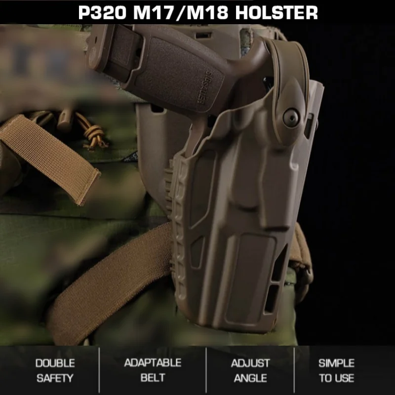 

P320 M17/M18 Holster | Lightweight MK-17 Holster | For Wilderness Adventure Accessories
