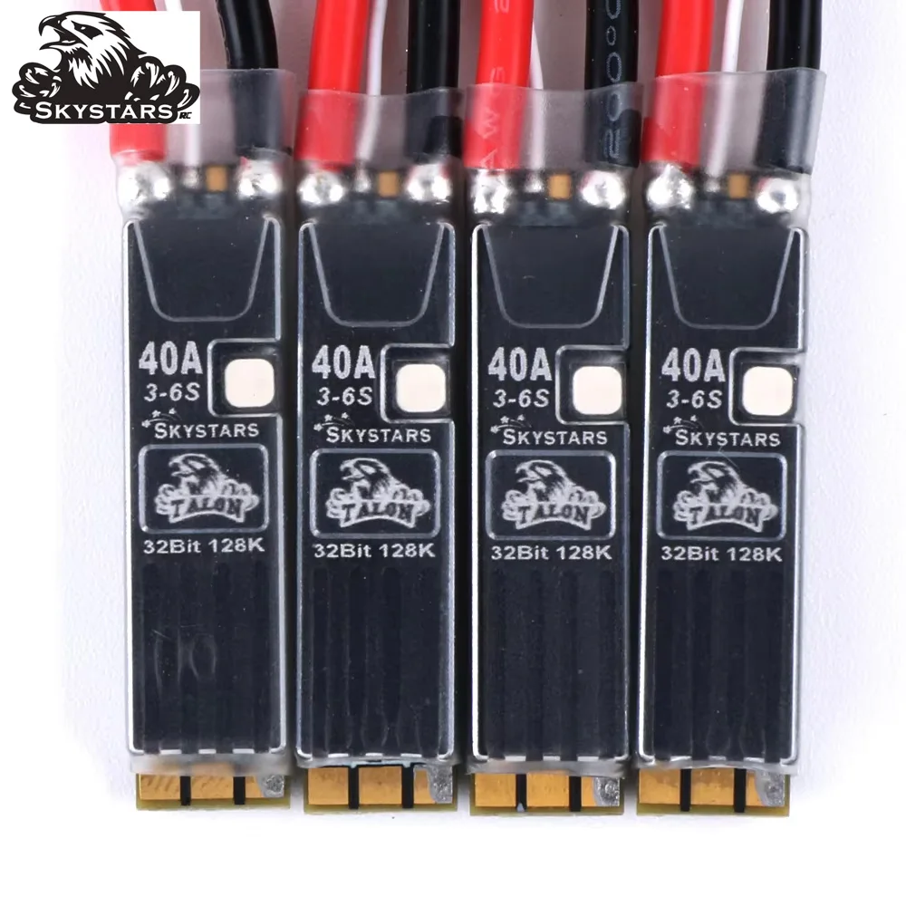 Skystars Slim40A 40A AM_32 32Bit 128K MCU 3-6S Brushless ESC for QAV 170-330 RC  For FPV Racer RC Models Accesseries Good Parts
