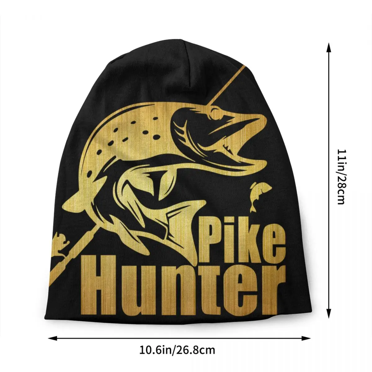 Funny Hunter Bite Fishing Skullies Beanies Caps Cool Winter Warm Men Women Knitted Hat Adult Fishing Fisherman Bonnet Hats