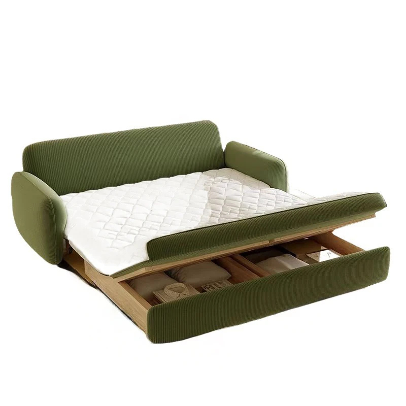 #Storage foldable 3-seater sofa bed modern design small apartment, perfect for guest rooms