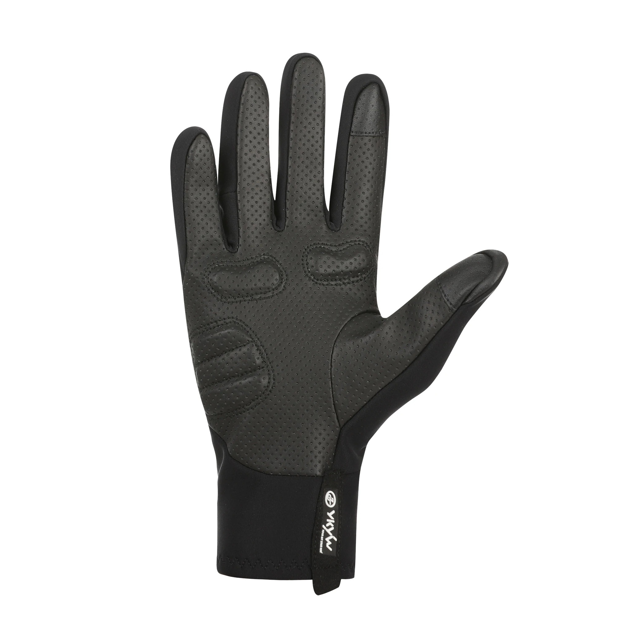 YKYWBIKE Touchscreen-Fahrradhandschuhe mit Vollfinger-Design, Fleece-Futter, winddicht, wasserabweisend, stoßdämpfend, für MTB und Rennrad – Detail 12