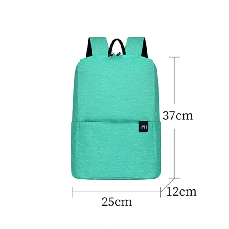 Casual Women Men Waterproof Backpack Portable Travel School Laptop Bags Student Rucksack  Multi-Color Female Zipper Backpacks