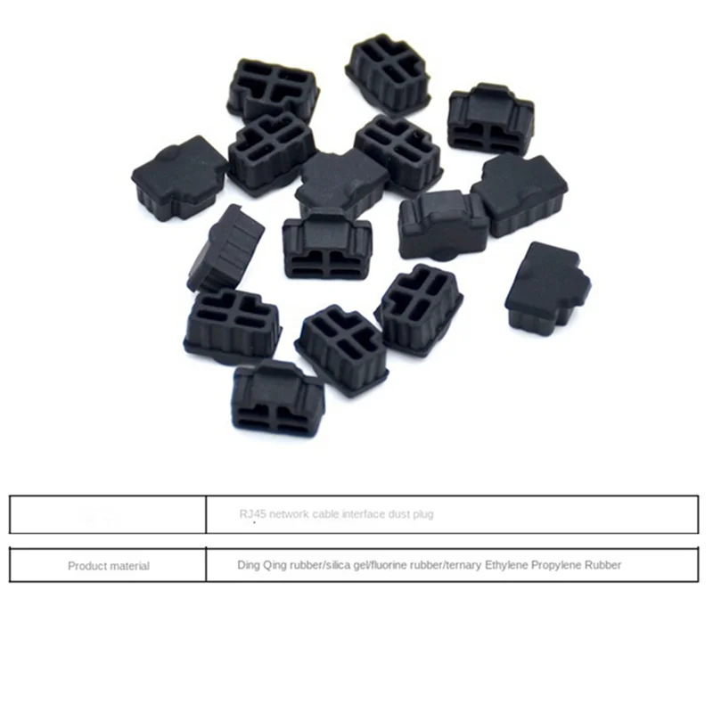 Rj45 ซิลิโคนปลั๊กฝุ่นฝุ่นฝุ่นหมวก Router สวิทช์สายเคเบิลเครือข่ายอินเทอร์เฟซคอมพิวเตอร์สายเคเบิลเครือข่าย Dust Cap