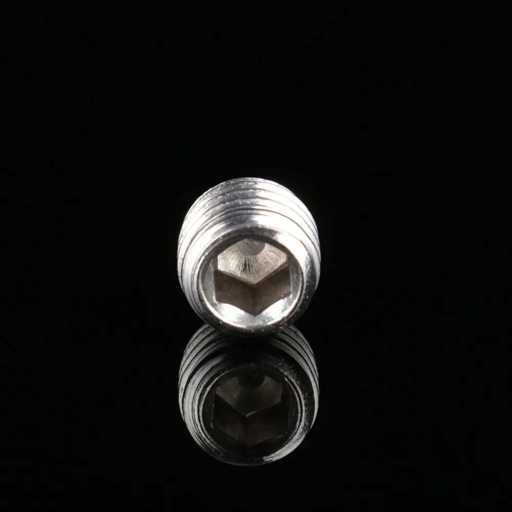 200pcs Practical 304 Stainless Steel Hex Grub Screws Kits Multi Size Grub Screws Hex Drive Screws DIY Projects
