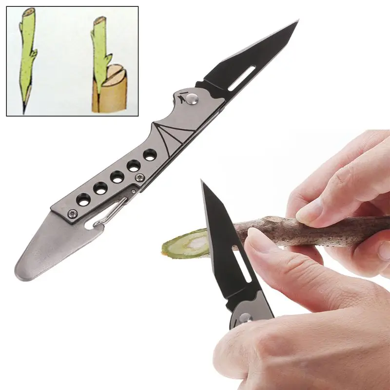 

Garden Folding Grafting Knife Pruning Seedling Cutter Stainless Steel Inoc Dropship