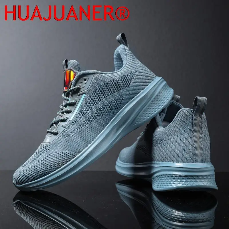 Zapatillas de deporte de malla para hombre, zapatos deportivos ligeros y transpirables, informales, a la moda, novedad de 2023