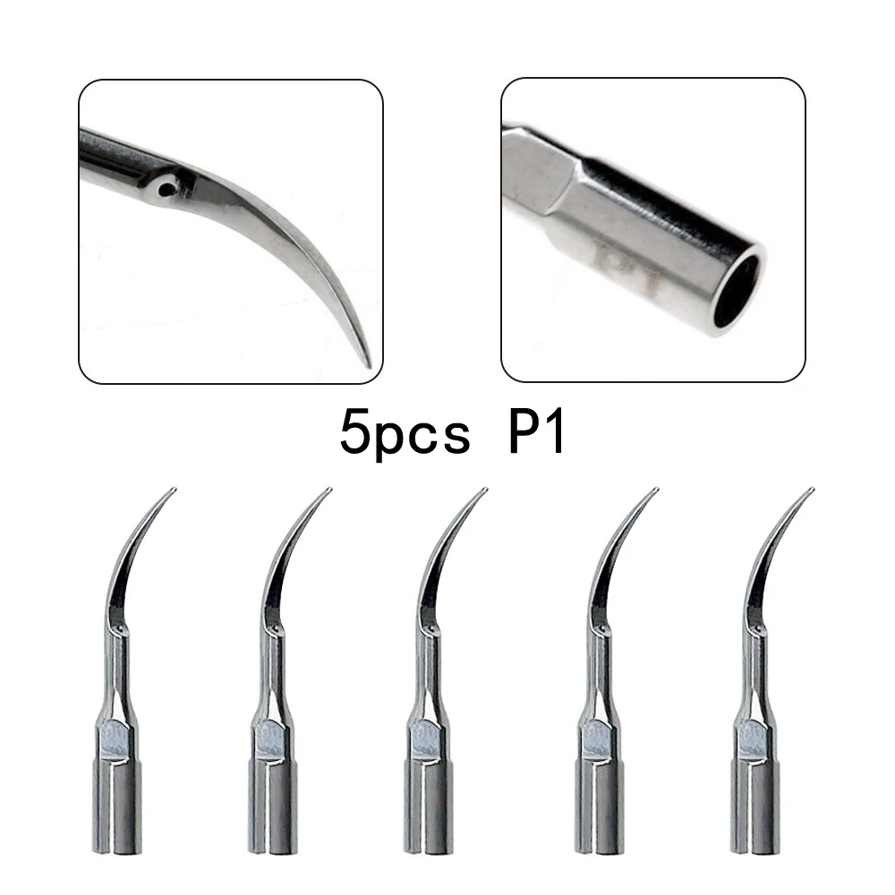 5pcs P1 Dental Scaling Tips Ultrasonic Scaler Tip Accessories Oral Teeth cleaning Periodontics Endodontics Endo Fit Woodpecker