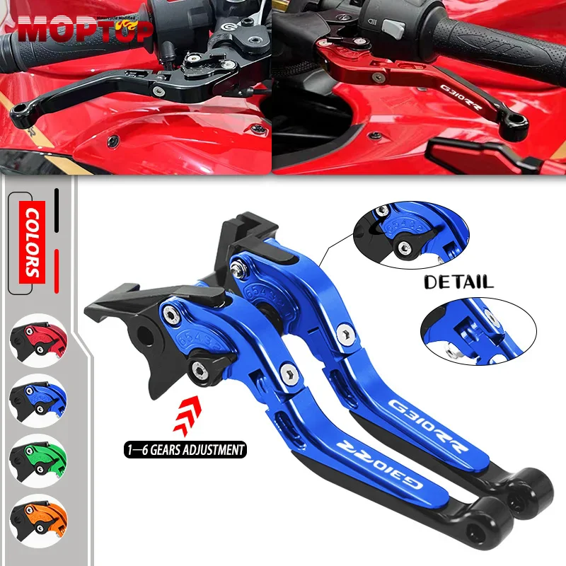 

g310rr Brake Clutch For G310RR G310 RR 2023 2024 2025 Motorcycle Adjustable Extendable Folding Brake Clutch Levers Handle