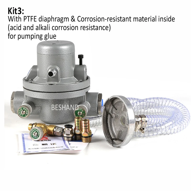 Druckluftbetriebene Einweg-Membranpumpe 15L/min Pneumatische Membranpumpe für Tintenpumpen und Druckmaschinen – Detail 6