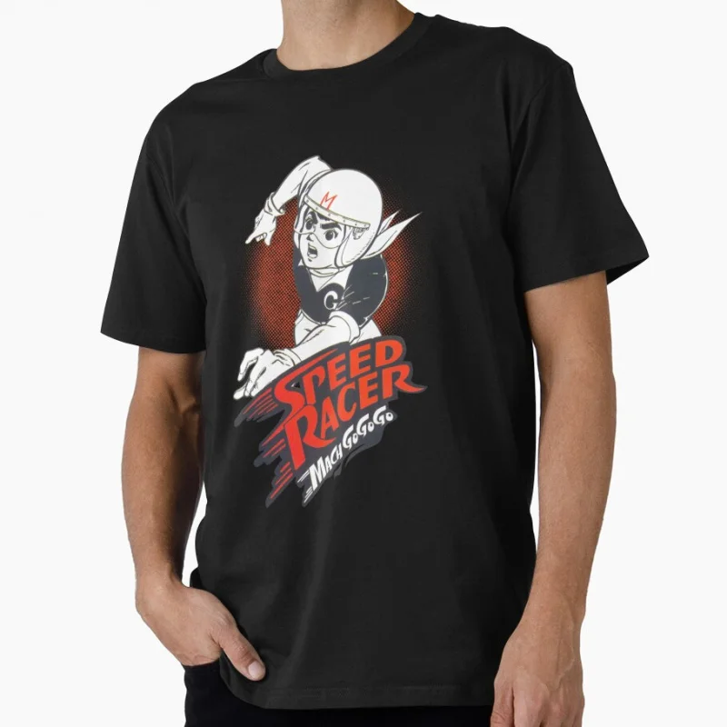 

SPEED RACER MACH GOGOGO 1208 Anime Gift t shirt for man Mach 5 Manga print Graphic Tee Y2K clothes All size S-6XL Cartoon Tops