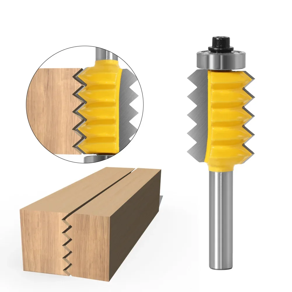 

Finger Joint Glue Milling Cutter Raised Panel V Joint Router Bits for Wood multi-tooth Tenon Cone Tenoning Bit Woodworking Tools