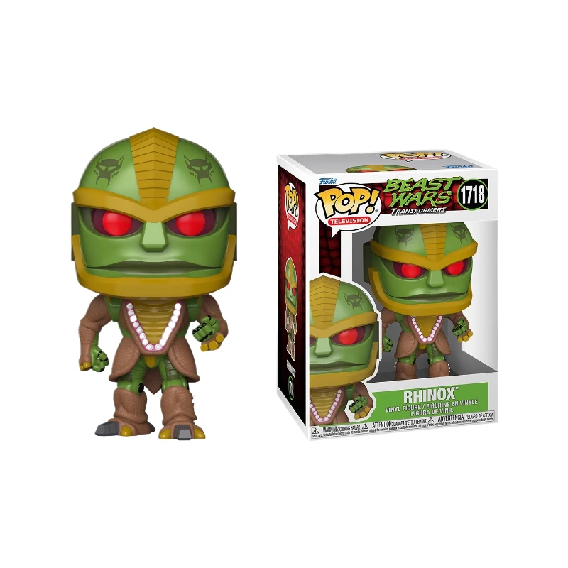 FUNKO POP Beast Wars: Transformers – Rhinox، Megatron، Optimus Prime Anime Desktop Decoration Ornament Model Toys قابلة للجمع