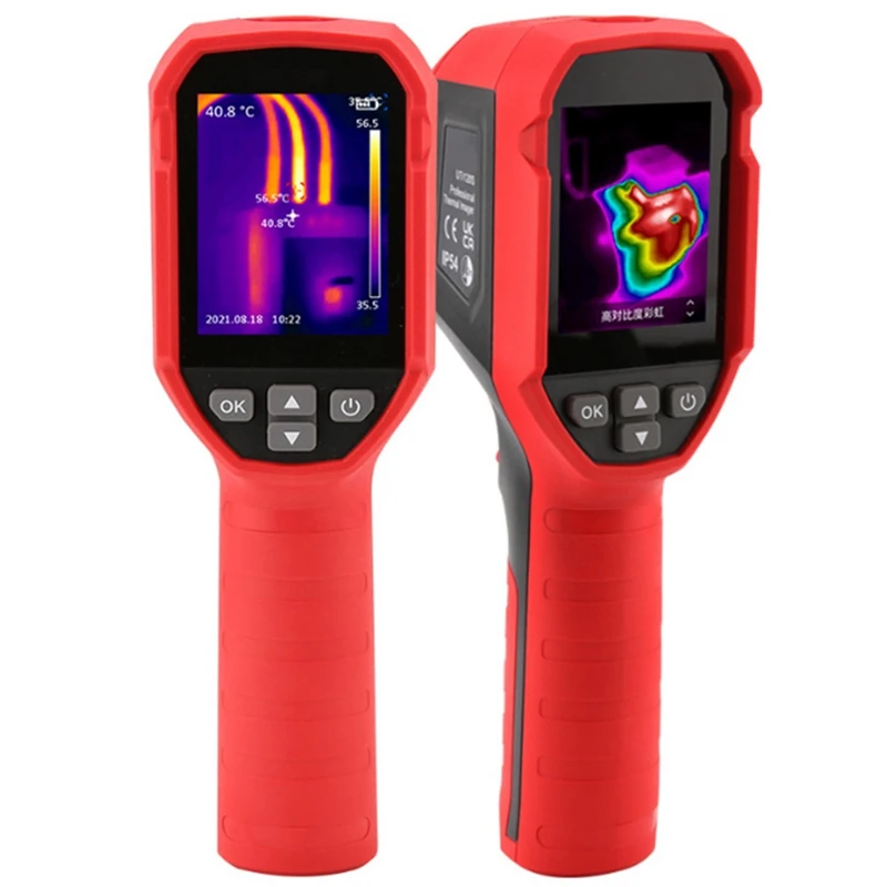 IR Resolution Handheld Thermal Camera Accessory 10800 Pixels,25 Hz With Laser-Pointer 2.4 Inch Screen