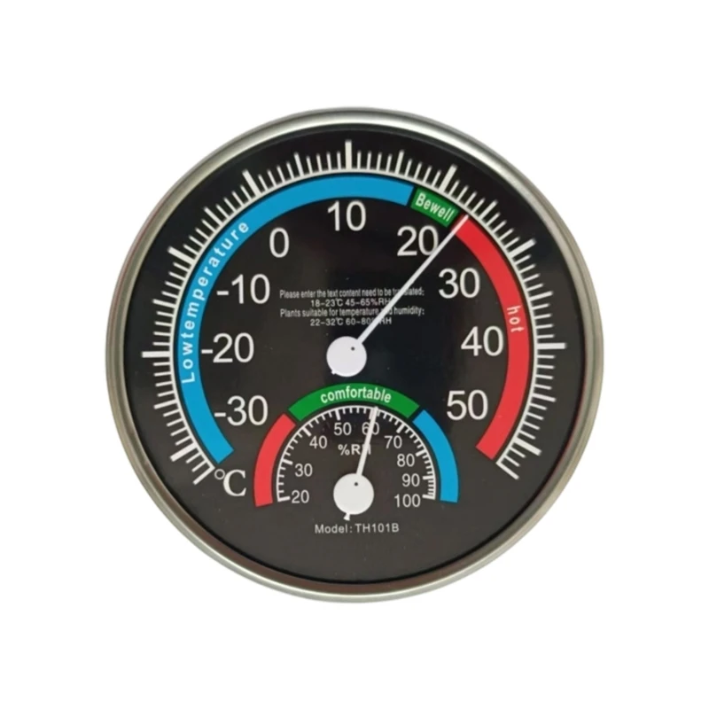 Termo-hidrómetro para oficina Medidor medición humedad temperatura hotelera