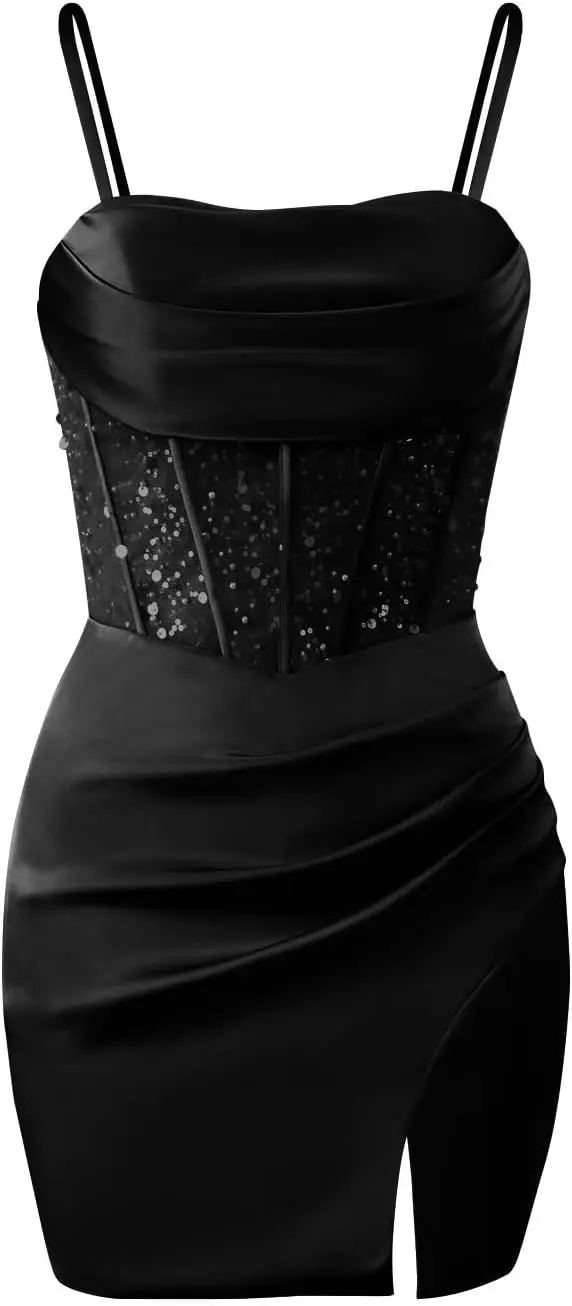 spaghetti-strap-satin-sparkly-sequin-homecoming-dresses-for-teens-mermaid-mini-cocktail-party-prom-formal-dress-evening-dresses